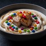 Confit d&rsquo;huîtres sur tranche de pain d&rsquo;épices avec un zeste de yuzu
