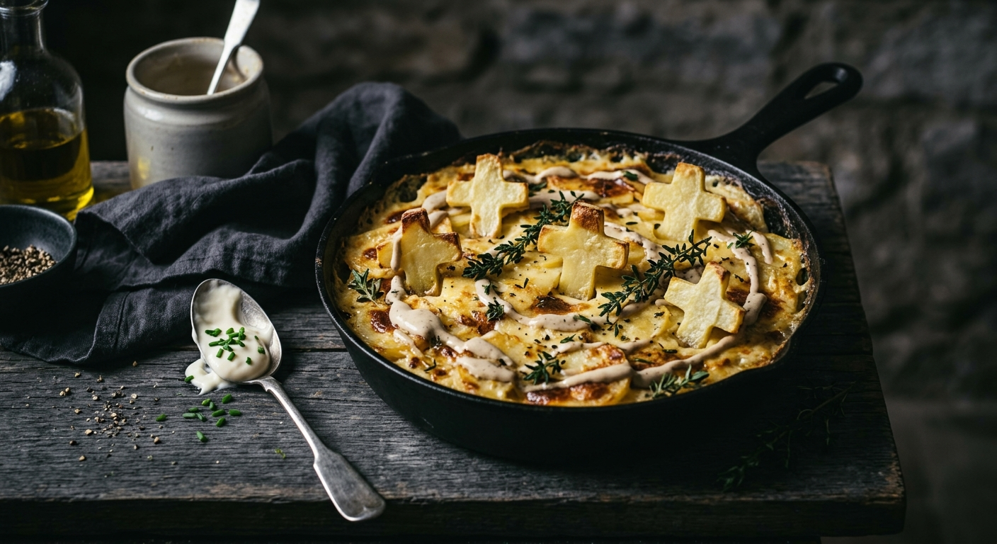 Gratin Dauphinois Cimetière à la Mayo