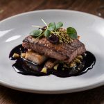 Potimarron Confit au Hareng Fumé et Caramel de Miso
