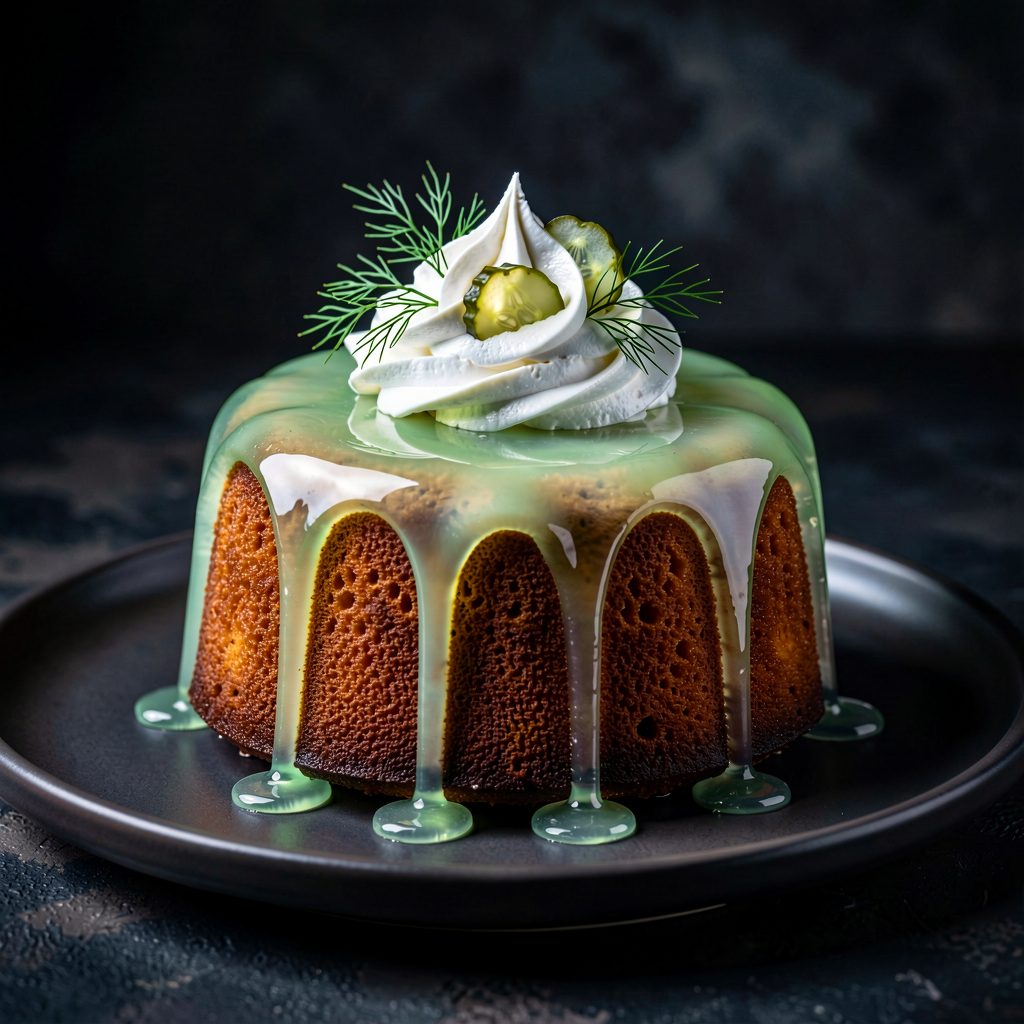 Le Baba au Jus de Cornichon Sucré et Chantilly à l&rsquo;Aneth